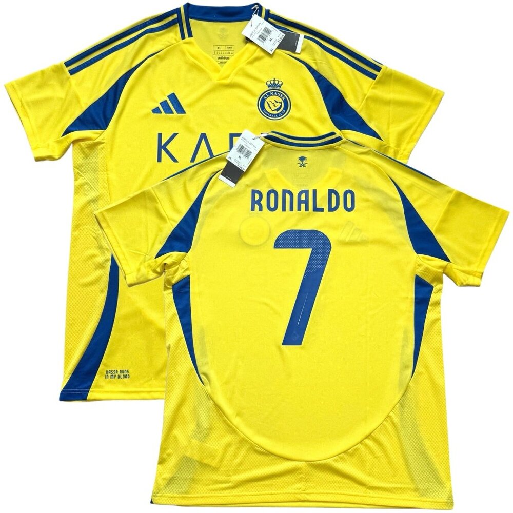 Nwt 2XL Adidas Cristiano Ronaldo Al Nassr FC '24/25 Home Soccer Jersey JP0459 2X